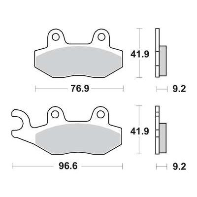 Brzdové destičky TRW Lucas zadní Triumph 1215 Trophy rok 13-17 – Zbozi.Blesk.cz