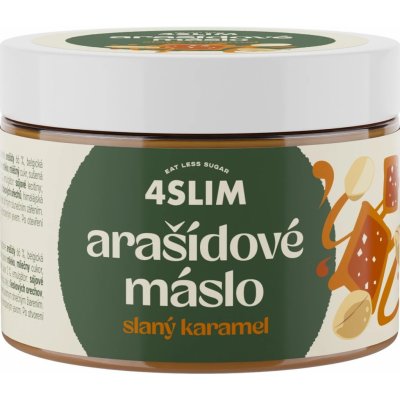 4Slim Arašídové máslo slaný karamel 500 g – Sleviste.cz
