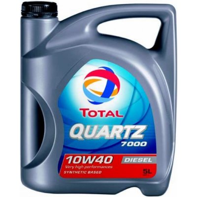 Total Quartz 7000 Diesel 10W-40 5 l – Zboží Mobilmania