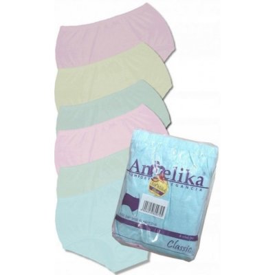 Angelika Classic A'6 6 pack dámské kalhotky bílá