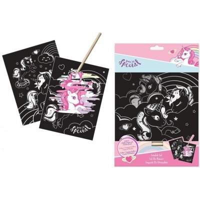 Euroswan Magický obrázek JEDNOROŽEC UNICORN k vyškrabání – Zboží Dáma Euroswan Magický obrázek JEDNOROŽEC UNICORN k vyškrabání – Zboží Dáma