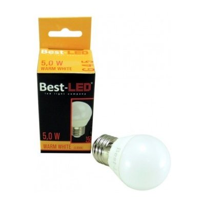 BEST-LED žárovka G45 E27, 240V, 5W, 450LM, 3000K