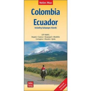 Map Colombia Ecuador