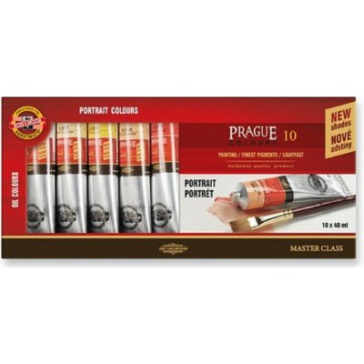 Koh-i-noor Praha souprava olejových barev 10x40 ml portrét – Sleviste.cz