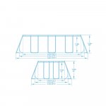 Bestway Power Steel Frame 4,12 x 2,01 x 1,22 m 56457 – Sleviste.cz