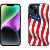 Pouzdro a kryt na mobilní telefon Apple Pouzdro mmCase Gelové iPhone 14 - USA vlajka