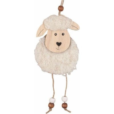 Ovečka dřevěná na zavěšení 7 x 12 cm – Sleviste.cz