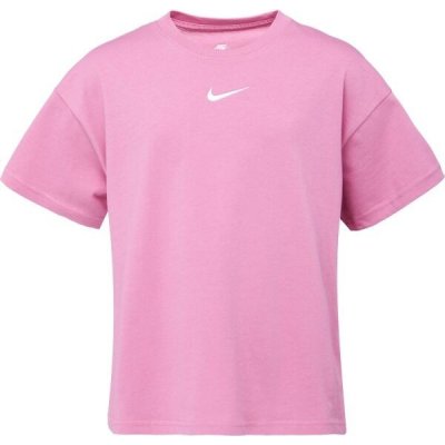 Nike SPORTSWEAR Dětské triko růžová – Zboží Dáma