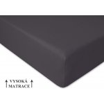 Brotex Jersey prostěradlo Exclusive antracit 90x200 – Zboží Dáma