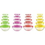 Florina Verdure Sada skleněných dóz misek 9 ,10,5 ,12,5 ,14 5ks – Hledejceny.cz