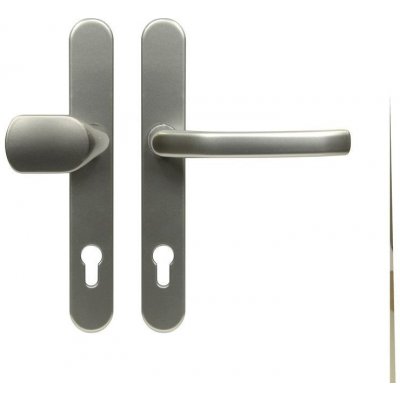 Richter Dveřní kování pro plastové dveře Czech RHD.0030.92.F9, imitace nerezu – Zboží Mobilmania