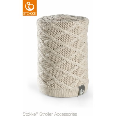 Stokke deka na kočárek Cable Cream