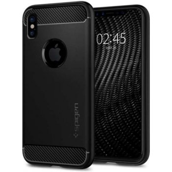 Pouzdro Spigen Rugged Armor Apple iPhone X černé