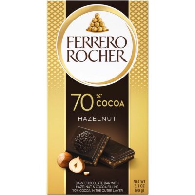 Ferrero Rocher Dark Hazelnut 90 g – Zbozi.Blesk.cz