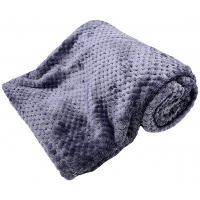 Home Elements Mikroflanel deka 220 GSM Antracit Jacquard 150x200 – Sleviste.cz