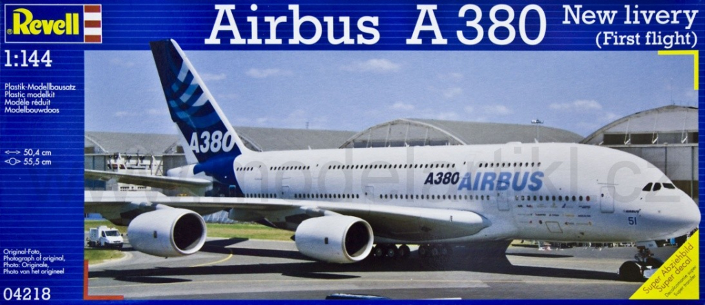 Revell Plastic ModelKit letadlo 04218 Airbus A380 New 1:144