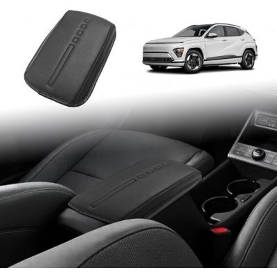BestEvMod pro KONA EV, potah na loketní opěrku, extra měkká mikrovláknová kůže, ochranný potah na – Hledejceny.cz