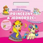 Omalovánka Nalepuj a vybarvuj! Princezny a jednorožci – Zboží Dáma