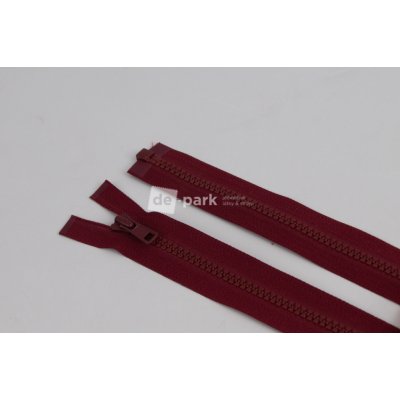 de-park Zip YKK - 65cm - dělitelný - vínová – Zboží Dáma
