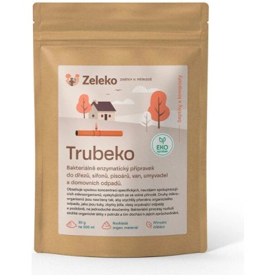 Zeleko TRUBEKO - čistící bakterie do dřezů, sifonů a potrubí balení 300 g – Zboží Dáma