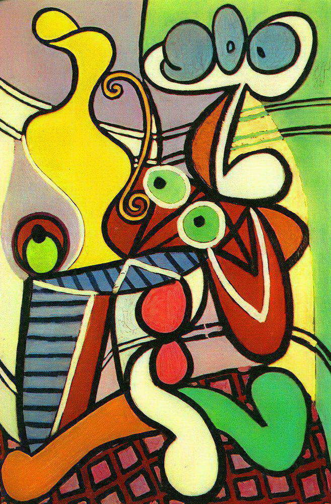 Obrazy - Picasso, Pablo: Zátiší - reprodukce obrazu o rozměru 43 x 65 cm.  od 596 Kč - Heureka.cz