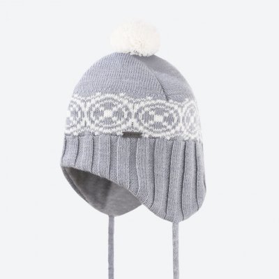 dětská pletená Merino čepice Kama B92 109 šedá – Hledejceny.cz