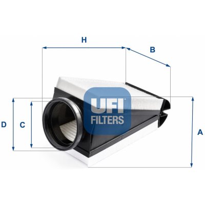 Vzduchový filtr UFI 30.B87.00 – Hledejceny.cz