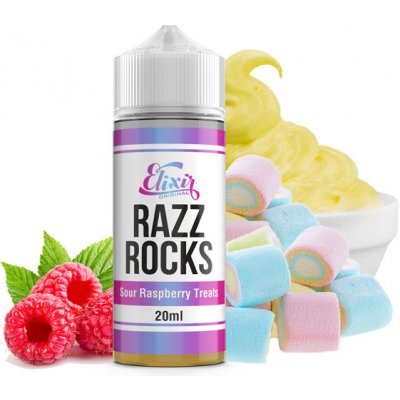 Infamous Shake & Vape Elixir - Razzrocks 20 ml – Sleviste.cz