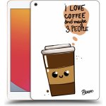 Picasee silikonový černý obal pro Apple iPad 10.2" 2020 8. gen Cute coffee – Zboží Mobilmania
