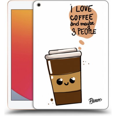 Picasee silikonový černý obal pro Apple iPad 10.2" 2020 8. gen Cute coffee – Zboží Mobilmania