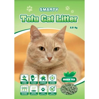 Smarty Tofu Cat Litter Green Tea stelivo pro kočky Podestýlka 6 l – Sleviste.cz