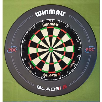 Winmau set DOUBLE - terč Blade 6 + okruží Black PDC – Zboží Mobilmania