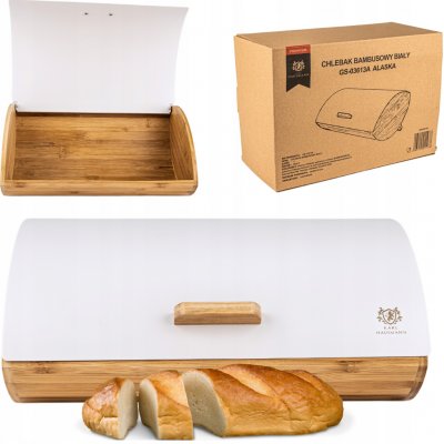 Chlebník jednodílný Karl Hausmann béžový, bílý bambus – Zboží Mobilmania