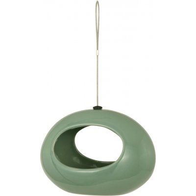 CJ Wildlife Ptačí pítko Selo 16 x 12 x 11 cm keramika zelené – Zboží Mobilmania