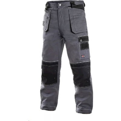 Canis CXS kalhoty do pasu ORION TEODOR šedá-černá – Zboží Mobilmania