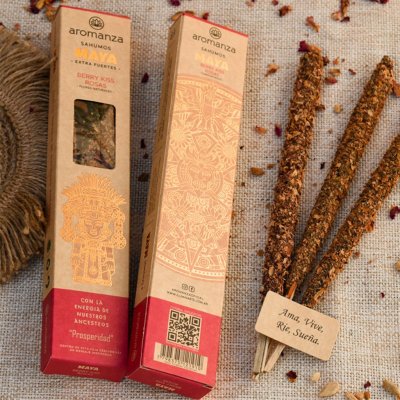 Aromanza Vonné tyčinky MAYA Berry kiss a růže Sladký domov 3 ks – Zboží Dáma