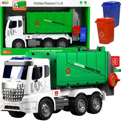 RealG RC-K-2826 Velké dětské popelářské auto 60 cm, 1:10, světlo a zvuk, zvedání popelnic – Hledejceny.cz