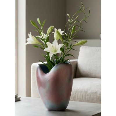Designová porcelánová váza z kaolinu s organickou siluetou 30 cm - Willow – Hledejceny.cz