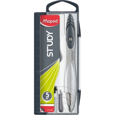 Maped kružítko Study 5-dílná sada černá – Hledejceny.cz