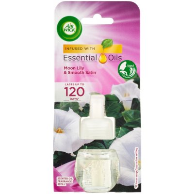 Air Wick electric jemný satén a měsíční lilie náhradní náplň 19 ml – Zboží Mobilmania