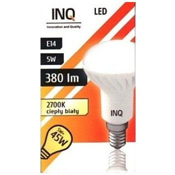 INQ LED žárovka E14 refl.R50 5W Teplá bílá