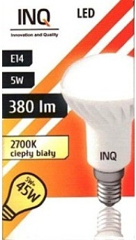 INQ LED žárovka E14 refl.R50 5W Teplá bílá od 77 Kč - Heureka.cz