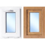 OknaDvereNaMiru.cz Plastové okno sklopné, zlatý dub / bílá, 40x60 cm – Zbozi.Blesk.cz