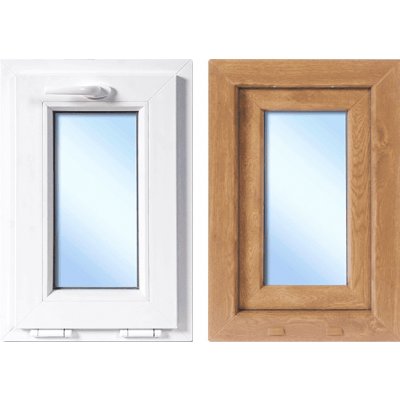 OknaDvereNaMiru.cz Plastové okno sklopné, zlatý dub / bílá, 40x60 cm – Zbozi.Blesk.cz