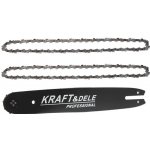Kraft & Dele Vodicí lišta 18" 45cm + 2 řetězy KD10153 – Zboží Mobilmania