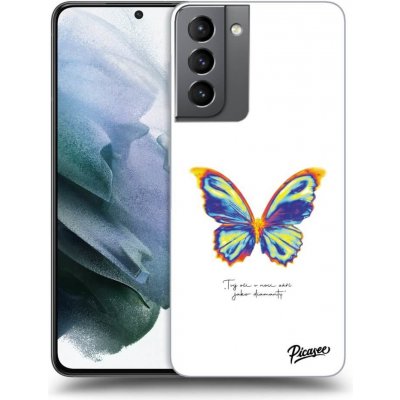 Picasee silikonové Samsung Galaxy S21 5G G991B - Diamanty White černé – Zbozi.Blesk.cz