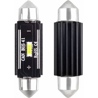 LED CANBUS 1860 1SMD UltraBright Festoon C5W C10W C3W 41mm White 12V/24V, AMiO 02444 – Hledejceny.cz