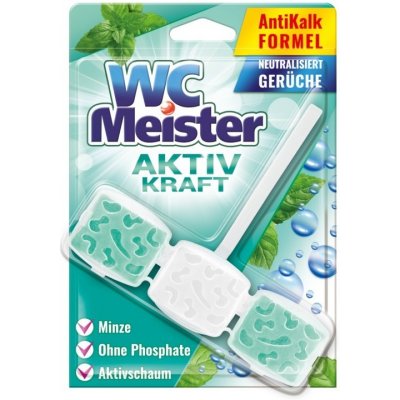 WC Meister Aktiv Kraft závěska do WC máta 45 g – Zboží Mobilmania