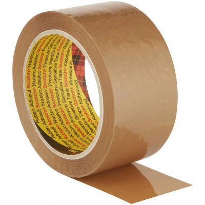 3M Nehlučná balicí páska 50 mm x 66 m hnědá – Zboží Živě
