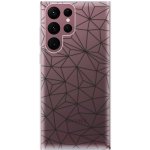 Pouzdro iSaprio - Abstract Triangles 03 - black Samsung Galaxy S22 Ultra 5G – Hledejceny.cz